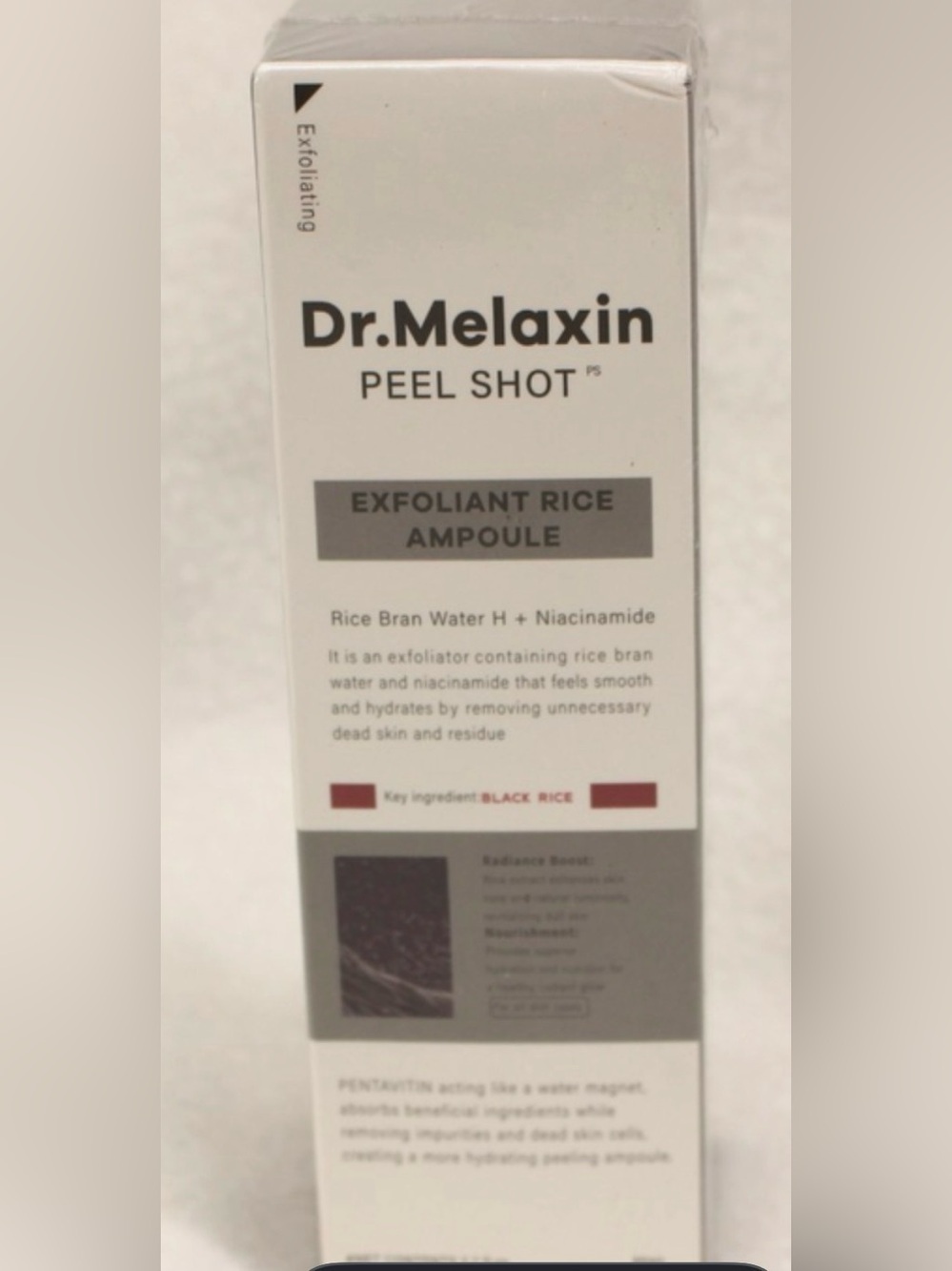 Dr. Melaxin Peel Shot Exfoliant Rice Ampoule -642